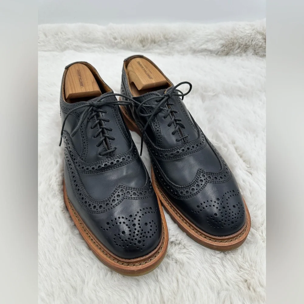 Allen Edmonds‎ McTavish Oxford Wingtip black Leather Brogues Dress Shoe size 11